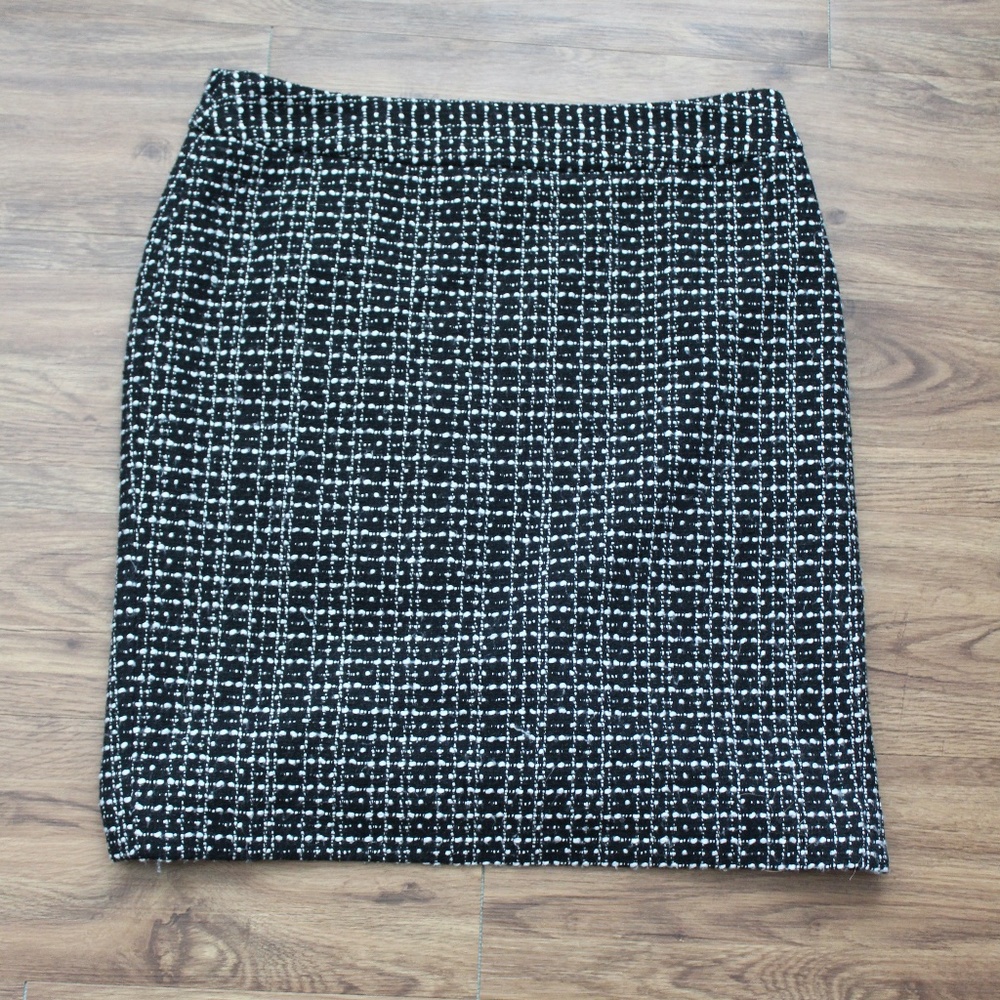 Ann Taylor Tweed Skirt Size 6P